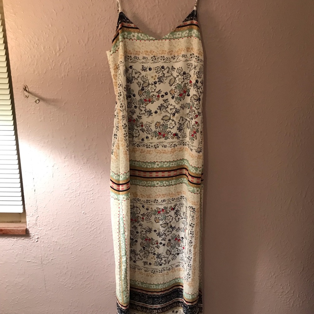 Under Skies Floral Maxi Dress